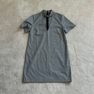 Zara mini dress with choker neck